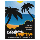 Customisable Beach Party flyer