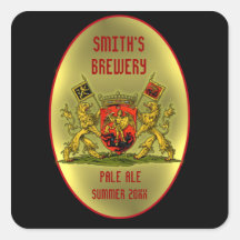Customisable Beer or Wine Bottle Labels Sticker