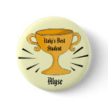 Customisable Best Student Award Pin