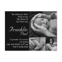 Customisable Birth Announcement Customised