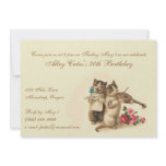 Customisable Birthday Invitation for Cat Lovers