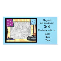 Customisable Birthday Invitation Photo Cards