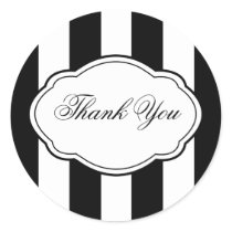 Customisable Black & White Sticker Label