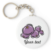 Customisable Blueberry Keychain (LIGHT)