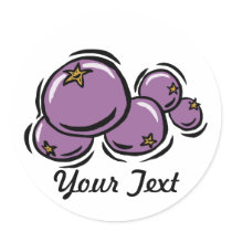 Customisable Blueberry Sticker (LIGHT)