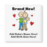 Customisable Brand New Baby Magnet