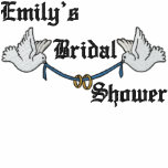 Customisable Bridal Shower Design embroidered shirts