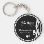 Customisable Bridesmaid Keepsake Keychain