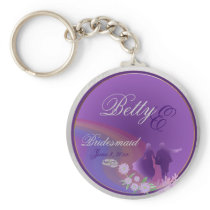 Customisable Bridesmaids Keepsake Keychain keychains
