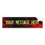 Customisable Bumper Sticker bumper stickers