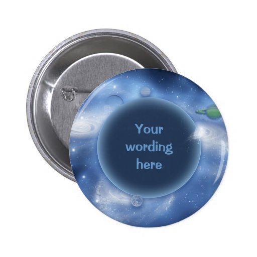 Customisable buttons & badges - space fantasy