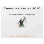 Customisable Christian Artist 2010 Pamphlet flyers