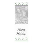 Customisable Christmas/Hanukkah Photo Bookmark business cards