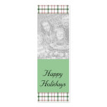 Customisable Christmas/Hanukkah Photo Bookmark business cards