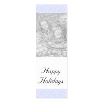 Customisable Christmas/Hanukkah Photo Bookmark