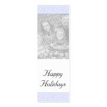 Customisable Christmas/Hanukkah Photo Bookmark business cards