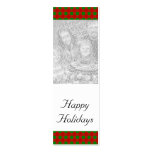 Customisable Christmas/Hanukkah Photo Bookmark business cards