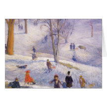 Customisable Christmas Morning Greeting Card