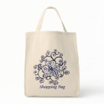 Customisable Cobalt Blue Scroll Bag