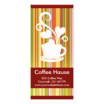 Customisable Coffee Shop Rack Cards. rack cards