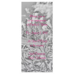 Customisable columbine flower scenic program rack cards