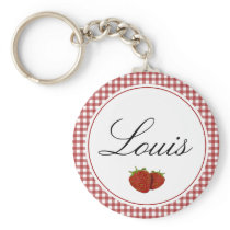 Customisable Cute Strawberry Keychains
