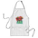 Customisable Daisy Heart Tees and Gifts aprons