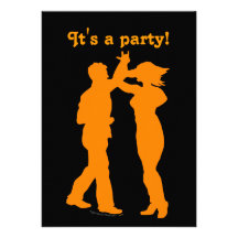 Customisable Dance Party Invitation Templates