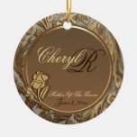 Customisable Elegant Mother Of Groom Keepsake Ornament
