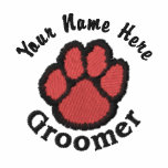 Customisable Embroidered Dog Groomer Tees, Sweats embroidered shirts