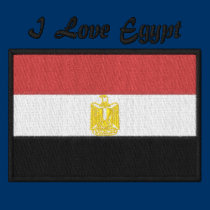 Customisable Embroidered Egypt Flag Tees embroidered shirts
