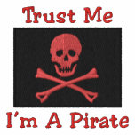 Customisable Embroidered Pirate Flag Tees, Sweats embroidered shirts