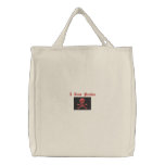 Customisable Embroidered Pirate Flag Tote embroidered bags