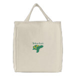 Customisable Emrboidered Multi Colour Turtle Totes embroidered bags