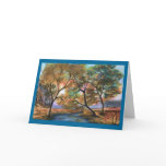 Customisable Fall Trees Greeting Card