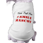 CUSTOMISABLE Family Mascot Pet Tshirt