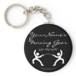 Customisable Fencing Gear bag tag keychains