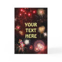 Customisable Fireworks cards