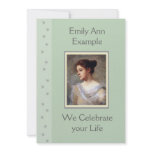 Customisable Floral Funeral / Wake / Memorial invitations