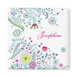 Customisable Floral Magnet
