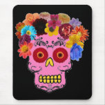 Customisable Floral Sugar Skull mousepads