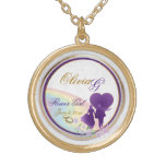 Customisable Flower Girls Keepsake Necklace