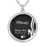 Customisable Flower Girls Keepsake Necklace #2