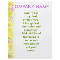 Customisable Flyer - Lemon Drop