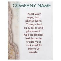 Customisable Flyers - Sandy Beach