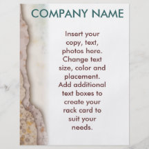 Customisable Flyers - Sandy Beach