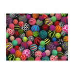 Customisable Fun & Colourful Balls Post Cards