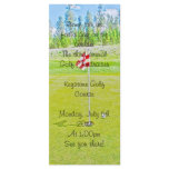Customisable Golf day program rack cards