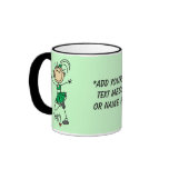 Customisable Green Cheerleader Mug