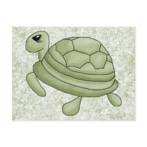 Customisable Green Turtle Gifts and Tees Post Card
